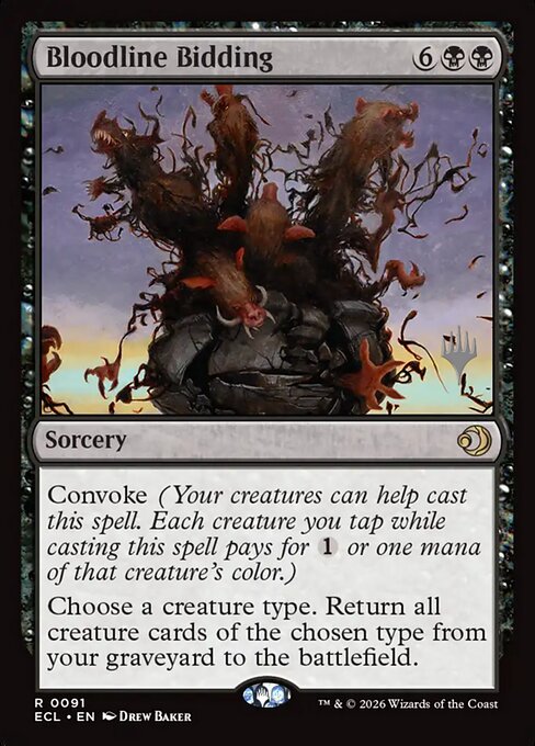 Bloodline Bidding — Lorwyn Eclipsed Promos 91p