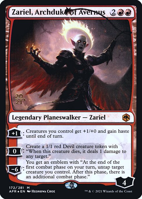 Zariel, Arquiduquesa de Avernus — Adventures in the Forgotten Realms Promos 172s
