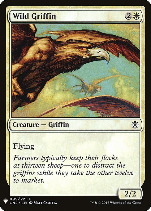 Grifo Selvagem — The List CN2-99