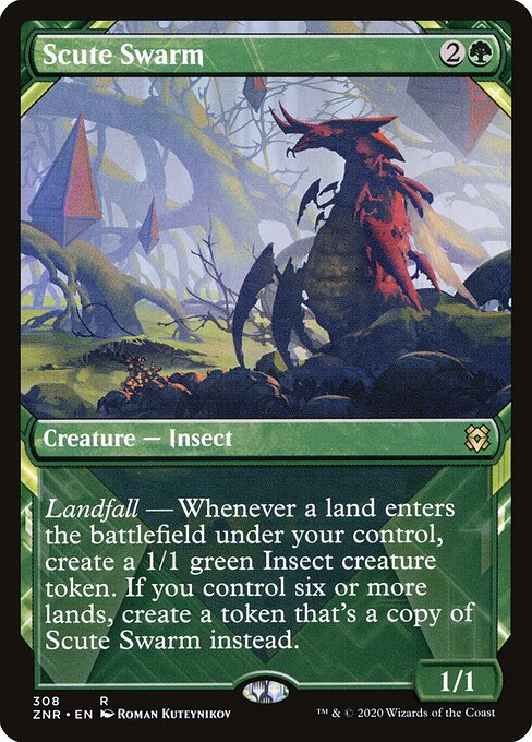 Enxame de Cascudos — Zendikar Rising 308