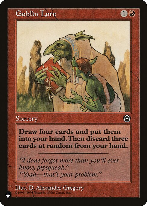 Sabedoria Goblin — The List P02-99