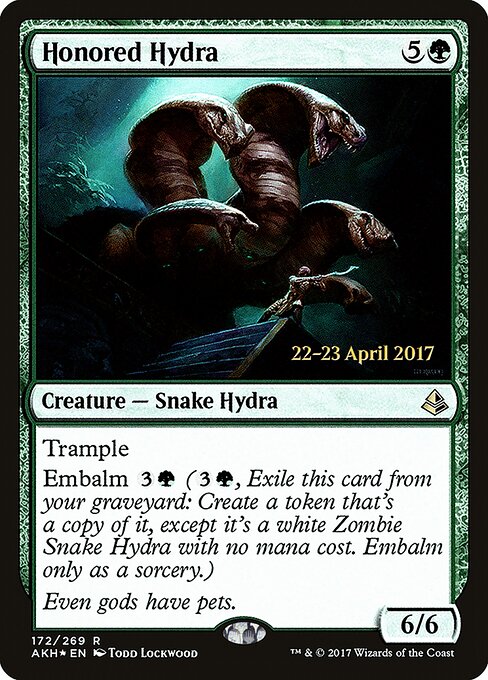 Hidra Honrada — Amonkhet Promos 172s
