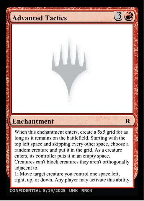 Advanced Tactics — Unknown Event RR04g