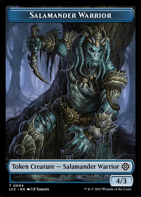 Salamander Warrior — The Lost Caverns of Ixalan Commander Tokens 4