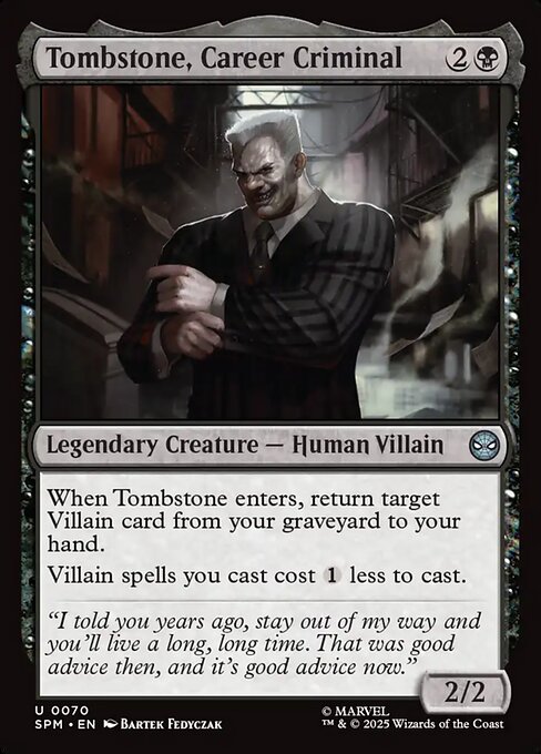 Tombstone, Career Criminal — Marvel's Spider-Man 70