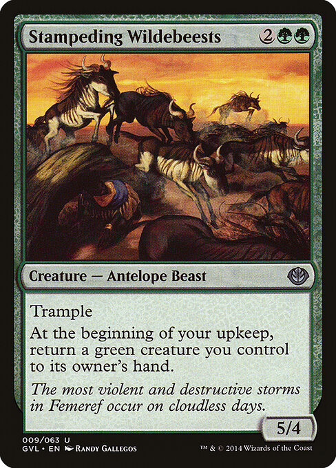 Estouro de Gnus — Duel Decks Anthology: Garruk vs. Liliana 9