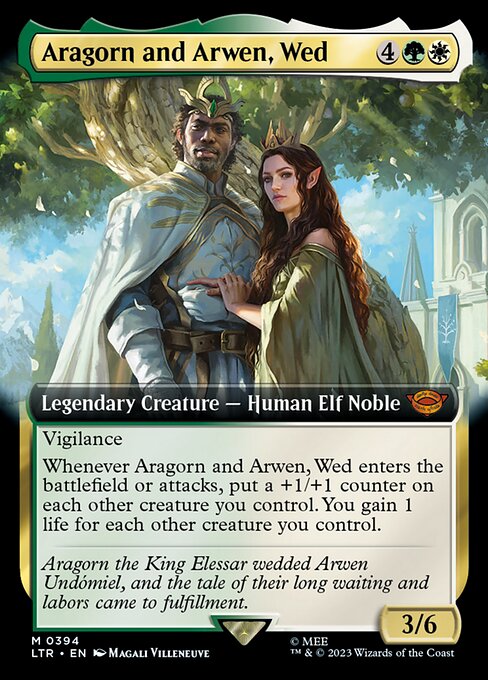 Aragorn e Arwen, Casados — The Lord of the Rings: Tales of Middle-earth 394