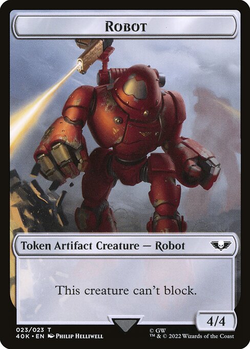 Robot — Warhammer 40,000 Tokens 23