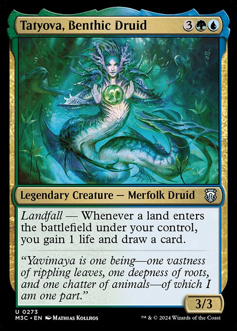 Tatyova, Druida Bêntica — Modern Horizons 3 Commander 273