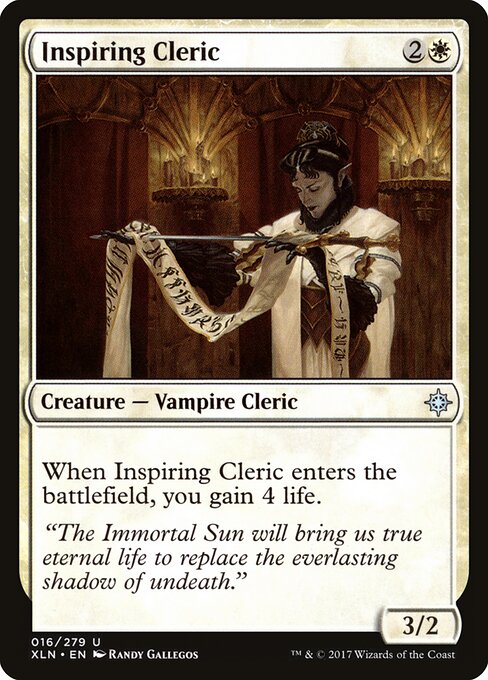 Clériga Inspiradora — Ixalan 16