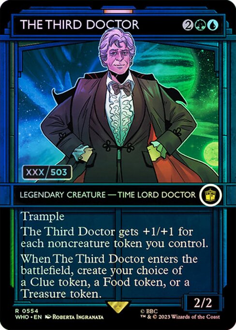 The Third Doctor — Doctor Who 554z