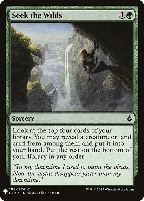 Buscar o Mundo Selvagem — The List BFZ-189