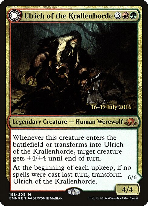 Ulrich of the Krallenhorde — Eldritch Moon Promos 191s