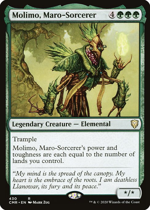 Molimo, Feiticeiro-Maro — Commander Legends 430