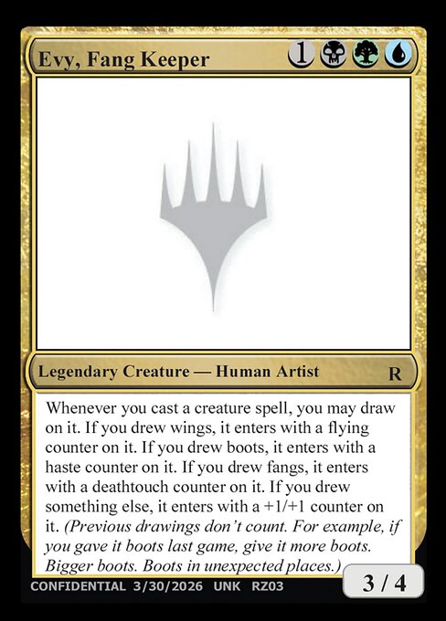 Evy, Fang Keeper — Unknown Event RZ03s