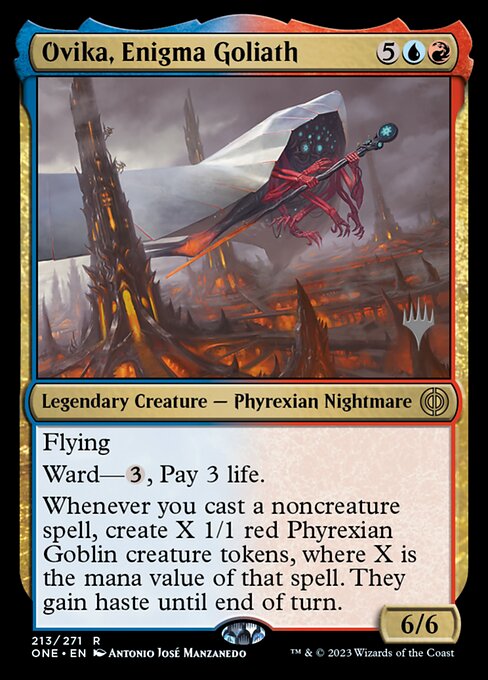 Ovika, Golias do Enigma — Phyrexia: All Will Be One Promos 213p