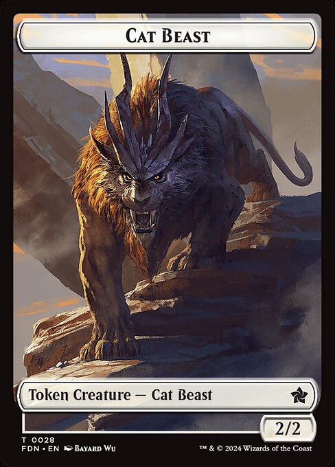 Cat Beast — Foundations Tokens 28