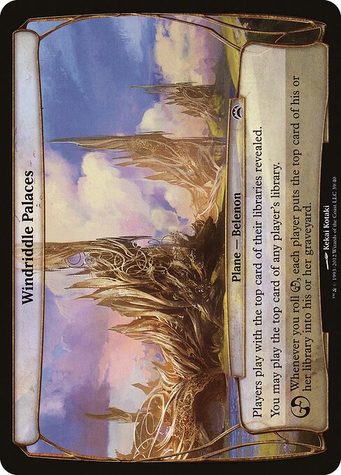 Windriddle Palaces — Planechase 2012 Planes 39