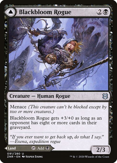 Blackbloom Rogue — Zendikar Rising 91