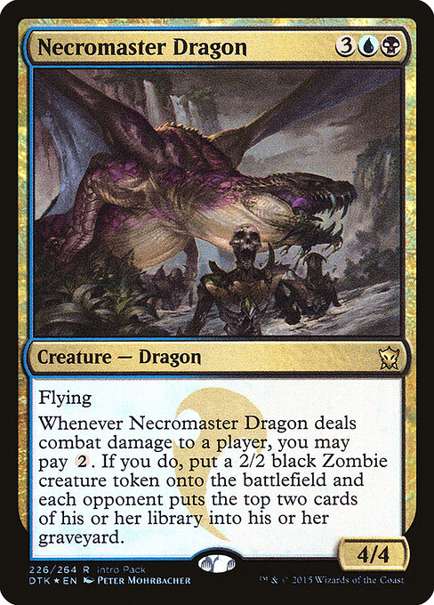 Dragoa Necromestra — Dragons of Tarkir Promos 226