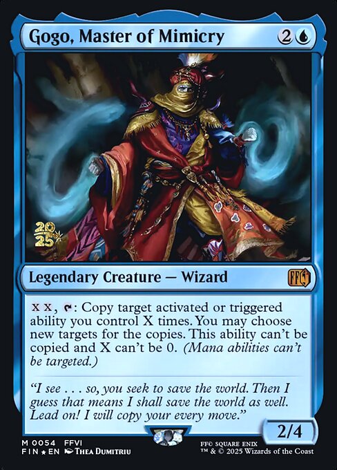 Gogo, Master of Mimicry — Final Fantasy Promos 54s