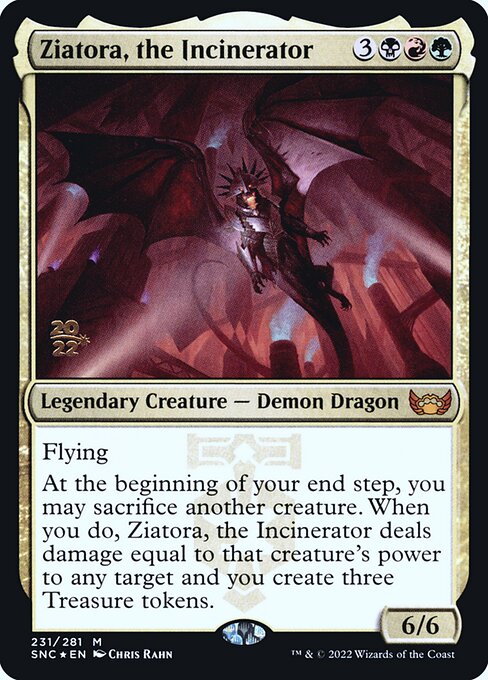 Ziatora, a Incineradora — Streets of New Capenna Promos 231s