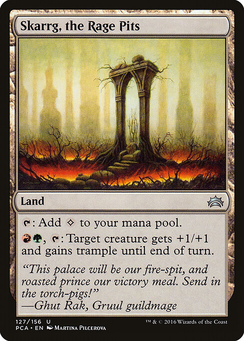 Skarrg, os Fossos de Cólera — Planechase Anthology 127