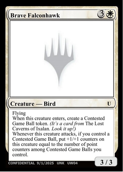 Brave Falconhawk — Unknown Event UW04