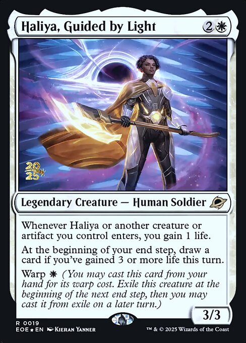 Haliya, Guided by Light — Edge of Eternities Promos 19s