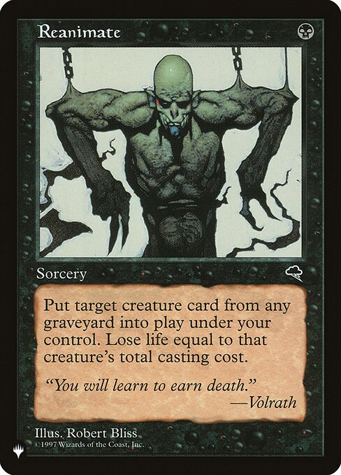 Reanimar — The List TMP-151
