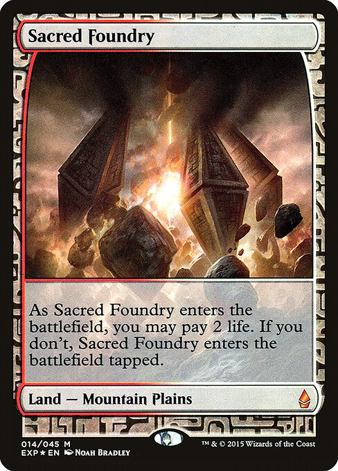 Fundição Sagrada — Zendikar Expeditions 14