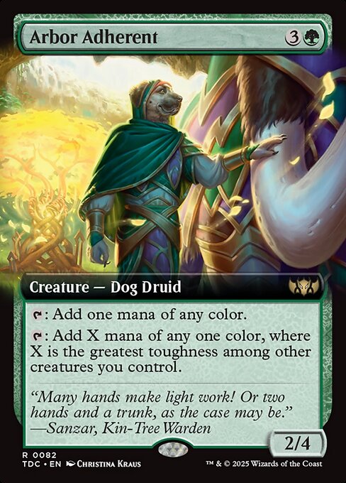 Arbor Adherent — Tarkir: Dragonstorm Commander 82