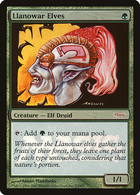 Elfos de Llanowar — DCI Promos 9