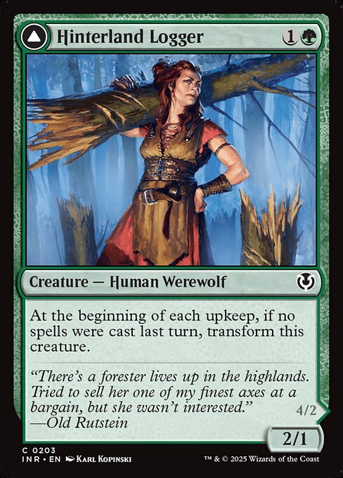 Hinterland Logger — Innistrad Remastered 203