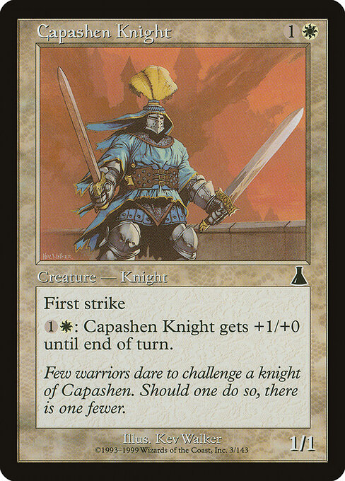 Cavaleiro Capasheno — Urza's Destiny 3