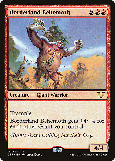 Behemoth da Fronteira — Commander 2015 142
