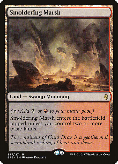 Pântano Ardente — Battle for Zendikar 247