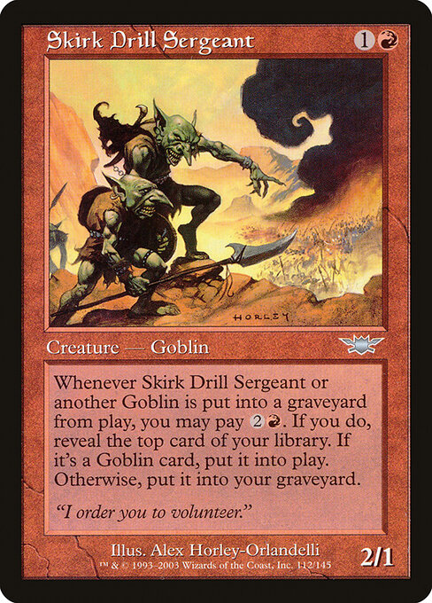 Sargento Perfurador de Skirk — Legions 112