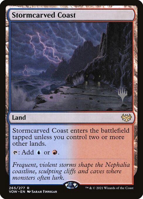 Costa Esculpida pelas Tempestades — Innistrad: Crimson Vow Promos 265p