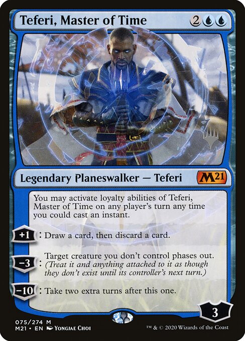 Teferi, Mestre do Tempo — Core Set 2021 Promos 75p