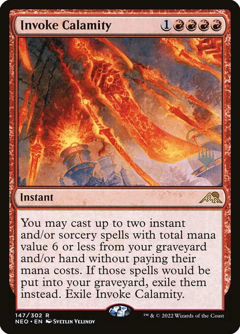 Invocar Calamidade — Kamigawa: Neon Dynasty Promos 147p