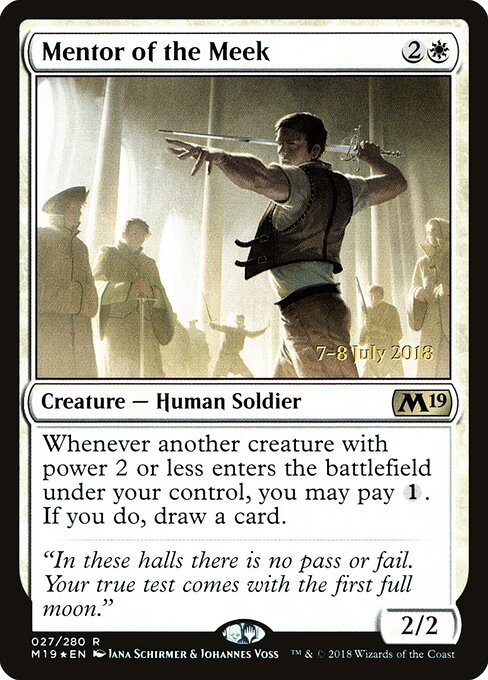 Mentor dos Humildes — Core Set 2019 Promos 27s