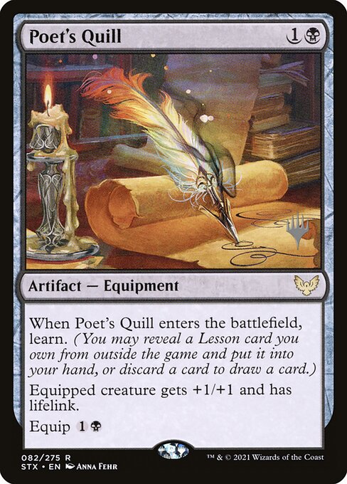 Pena do Poeta — Strixhaven: School of Mages Promos 82p