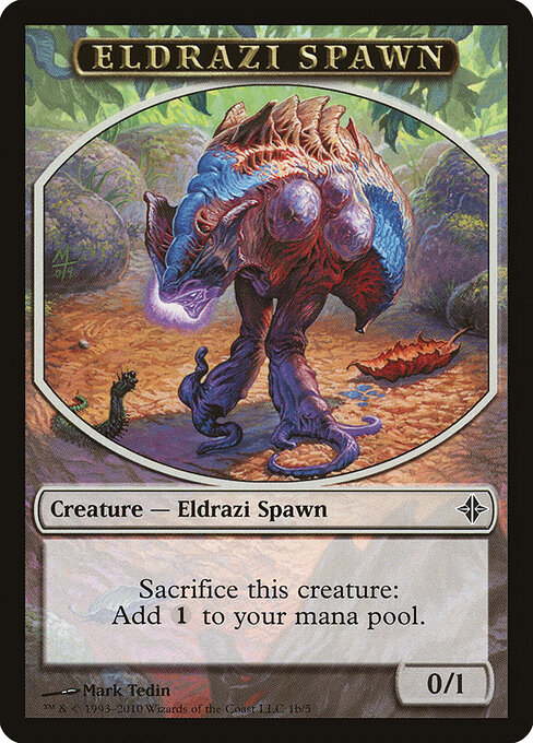Eldrazi Spawn — Rise of the Eldrazi Tokens 1b
