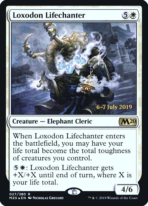 Cantor da Vida Loxodonte — Core Set 2020 Promos 27s