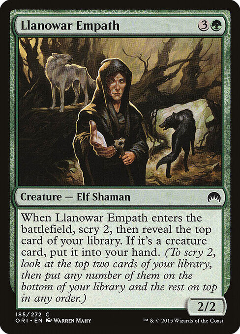 Telepata de Llanowar — Magic Origins 185