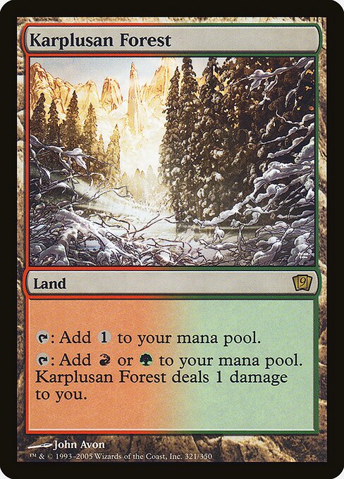 Floresta Karplusana — Ninth Edition 321★