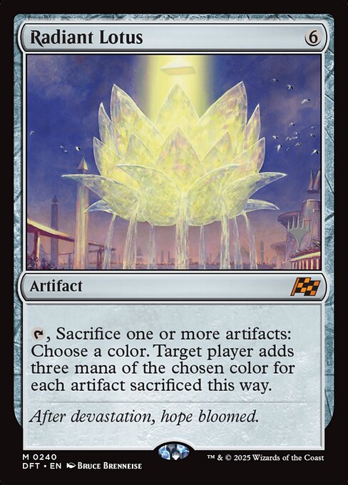 Radiant Lotus — Aetherdrift Promos 240p