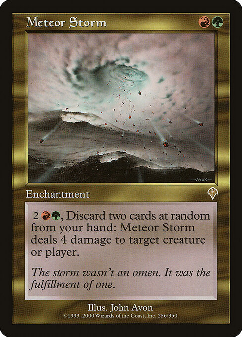 Tempestade de Meteoros — Invasion 256