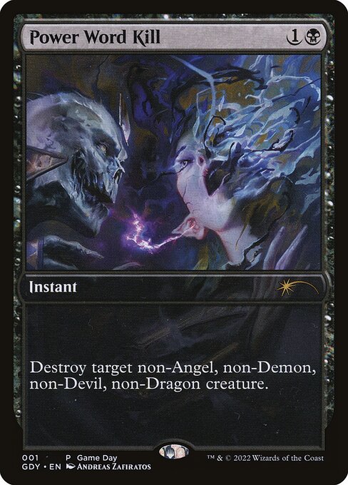 Palavra de Poder: Matar — Game Day Promos 1